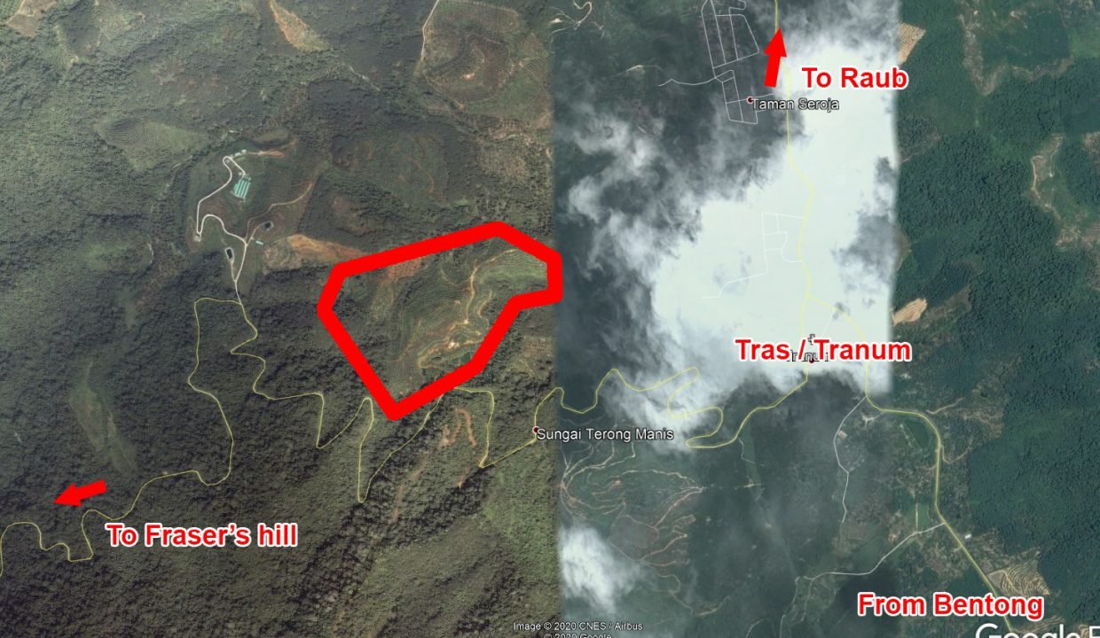 Bukit Fraser's 70 acres google image