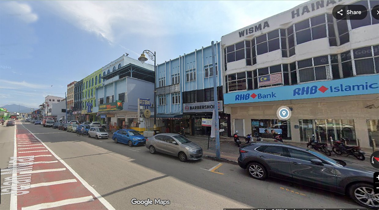 Shops fronting main road1